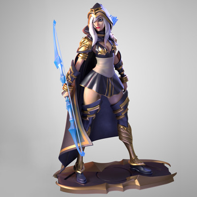 ashe league of legends figure