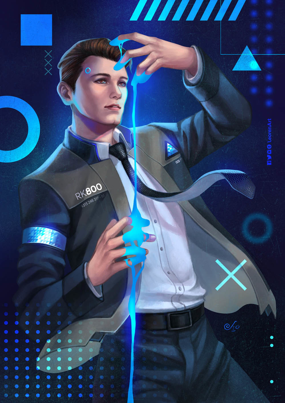 Leoren . - Detroit Become Human - Connor