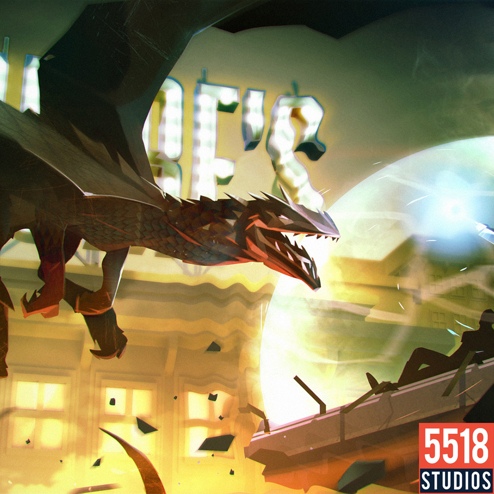 ArtStation 2D / VR Fantastic Dragons.