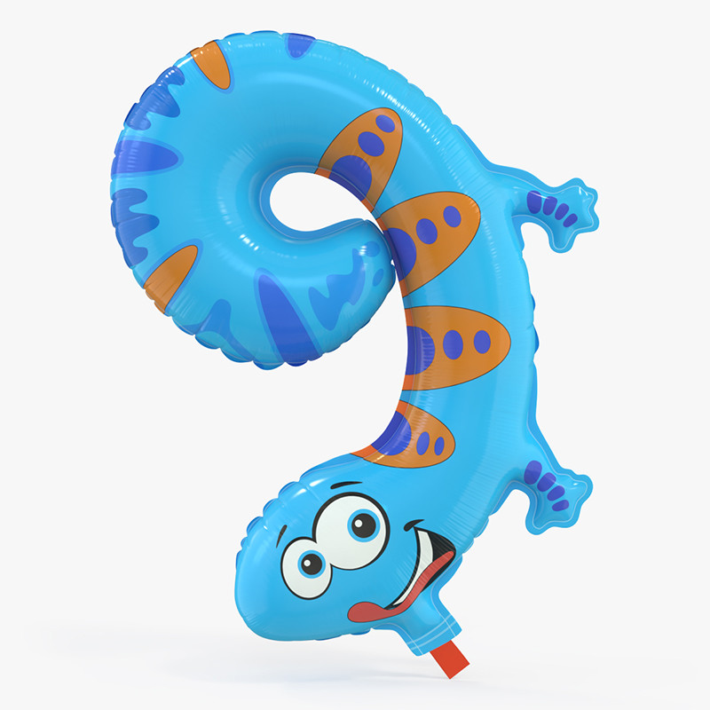 Artstation - 3d Stylized Balloon Number Nine 