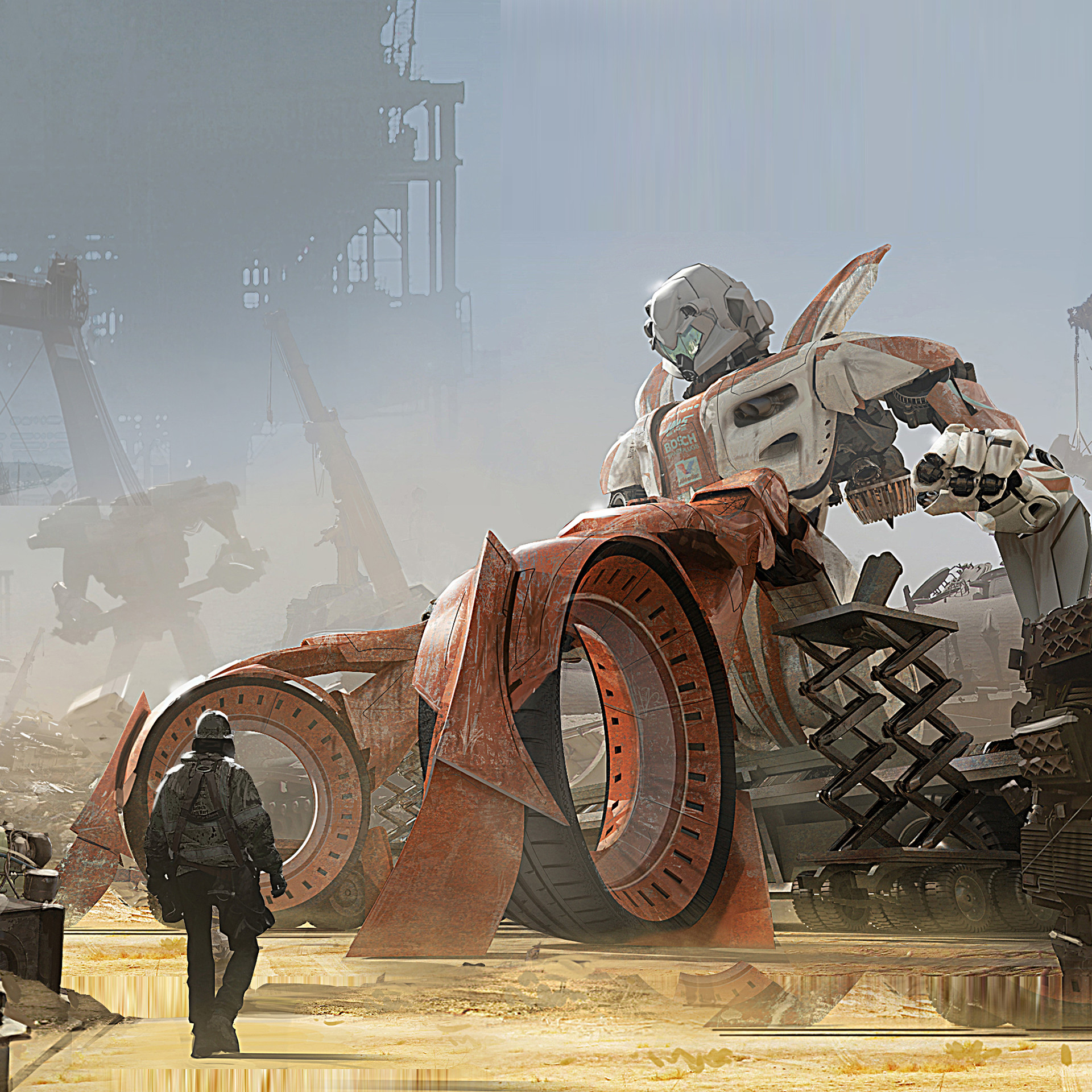 ArtStation Salvage of a giant