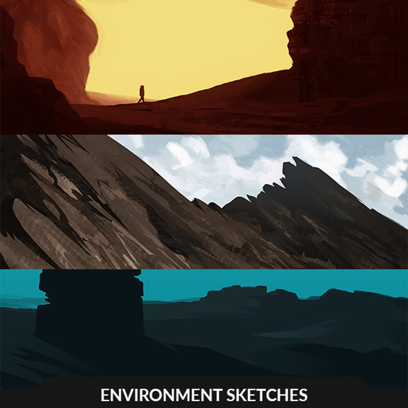 Environment sketches