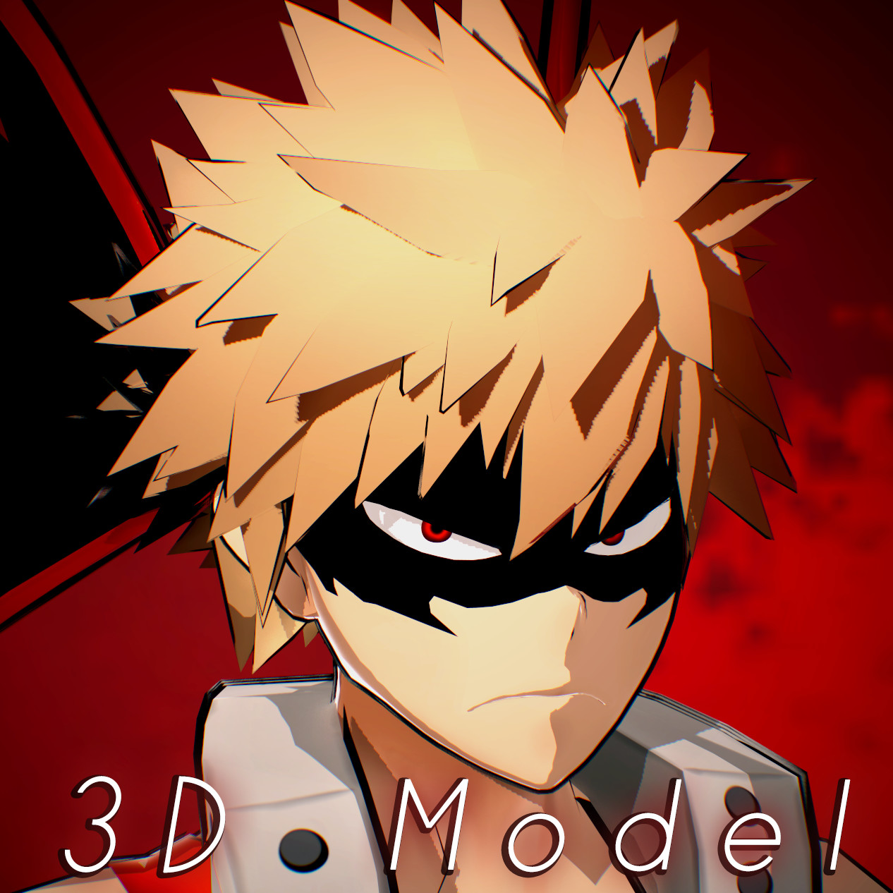 Ulyses Bain - Bakugou 3D Model Fan Made. Anime My Hero Academia / Boku ...