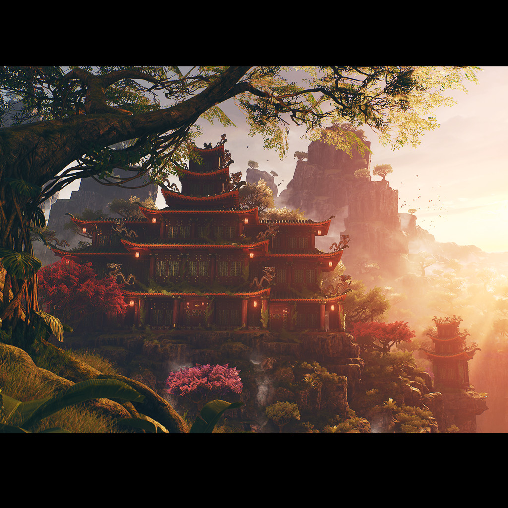 ArtStation - Asian Inspired Environment - Unreal Engine 4