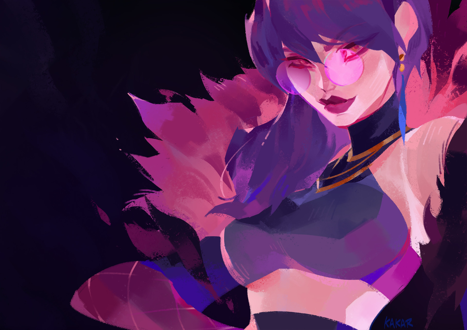 ArtStation - KDA Evelynn fanart, kakar cheung