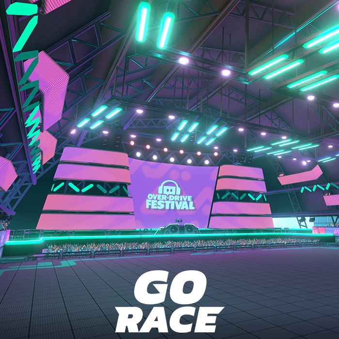 ArtStation Go Race Overdrive Festival Stadium