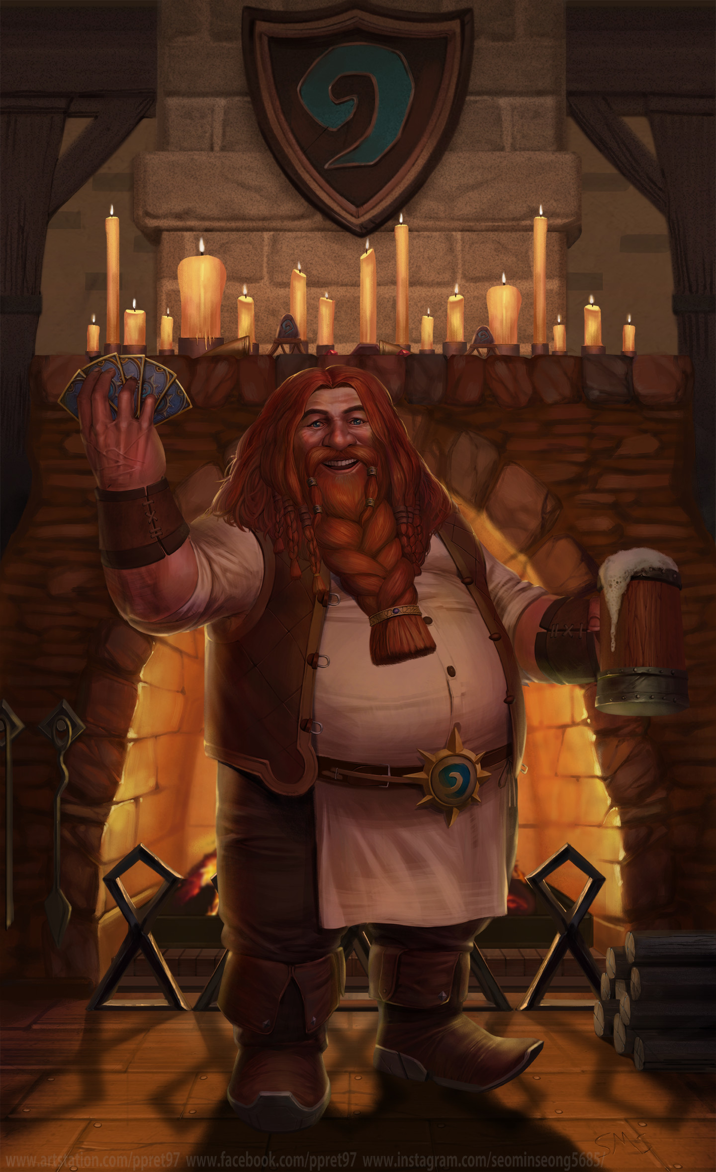 Artstation Hearthstone Harth Stonebrew