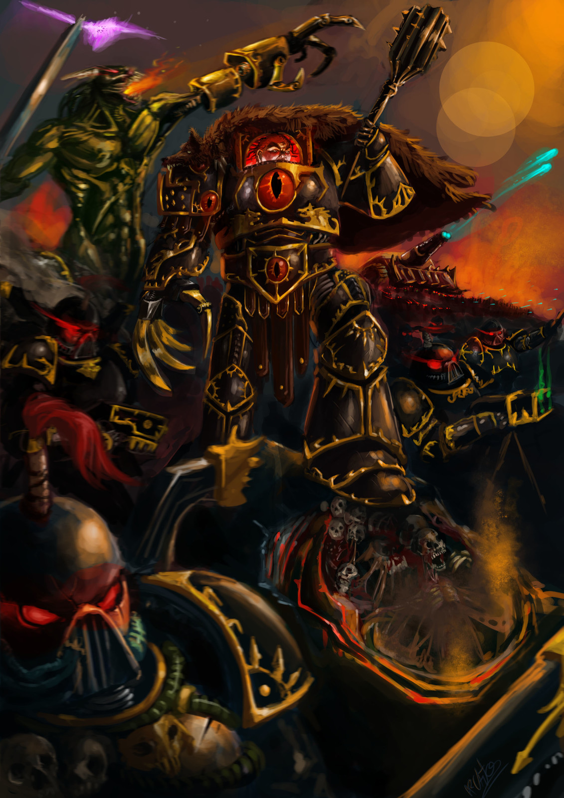 horus vs the emperor
