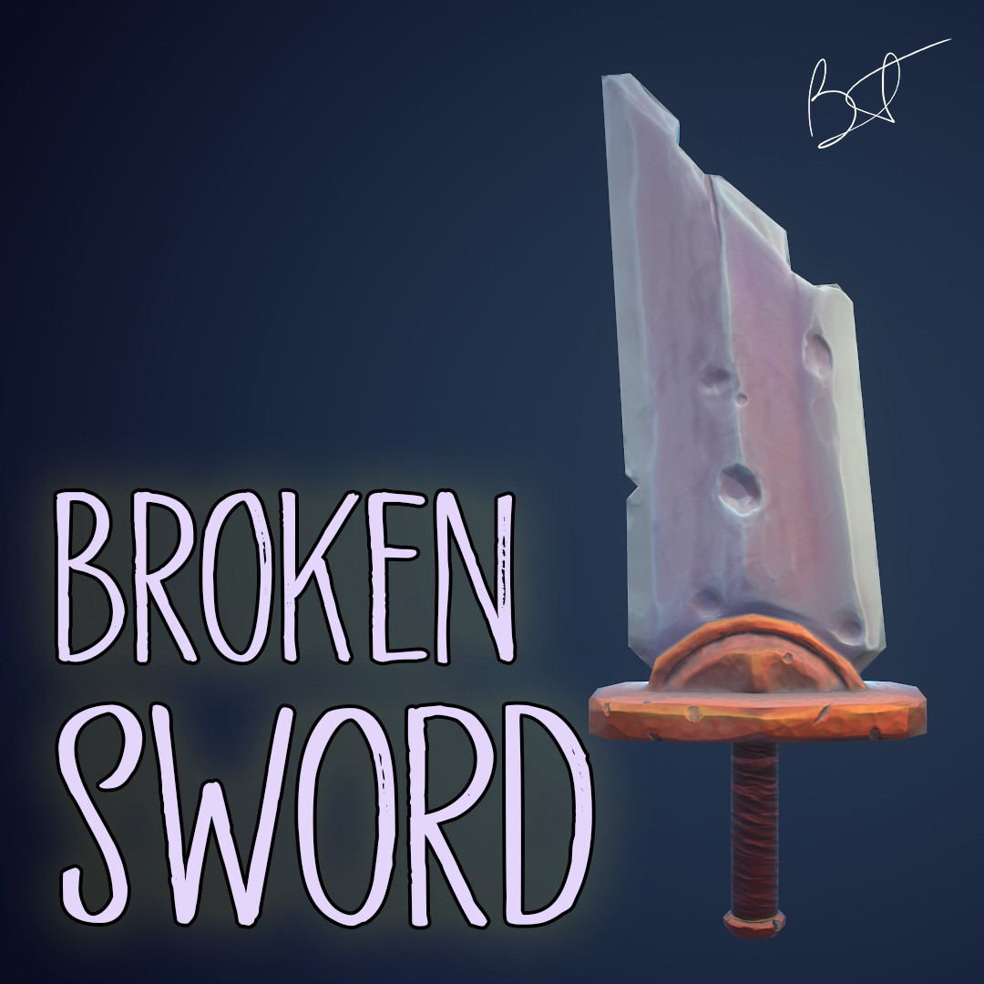 ArtStation Broken Sword   Bernard Trudel Broken Sword Thumbnail 