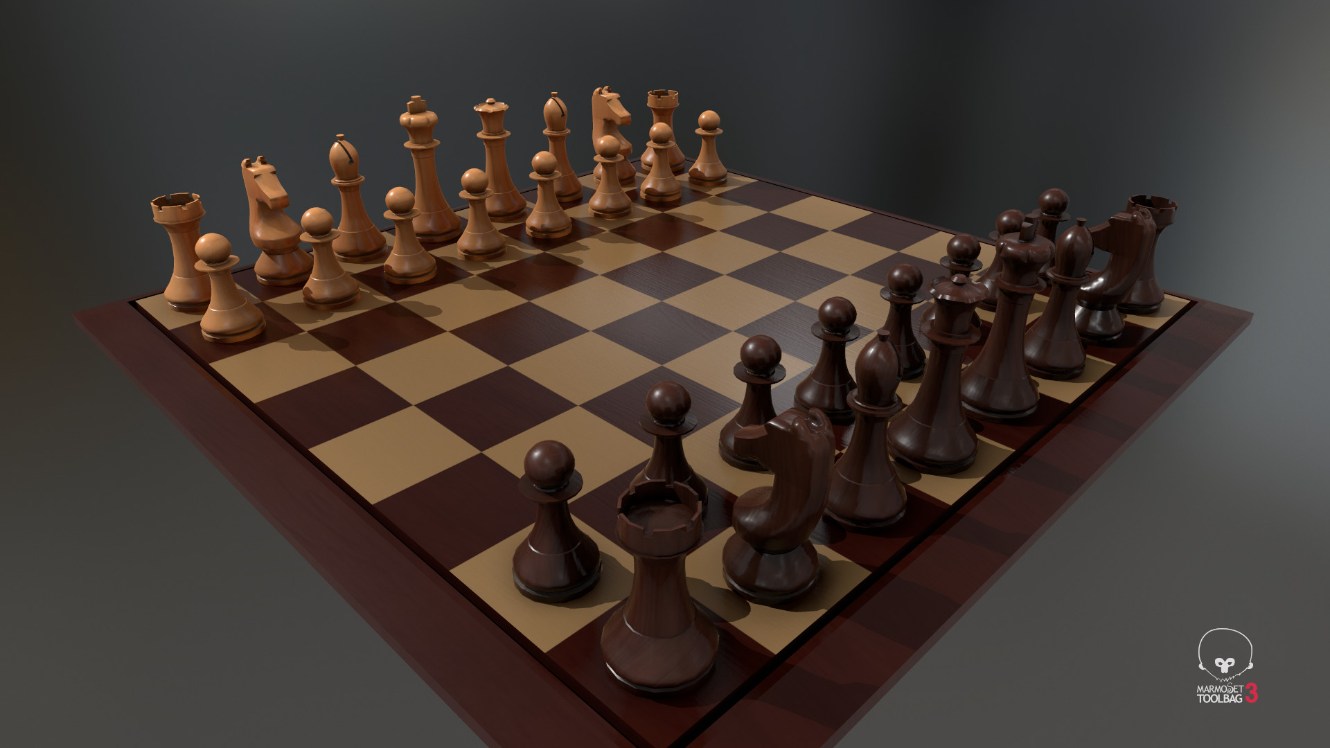 ArtStation - Chess Set