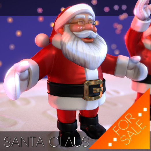 ArtStation - Santa Claus - Rigged - Available for Purchase