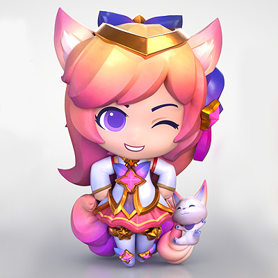 ArtStation - Star Guardian Team Minis Set2