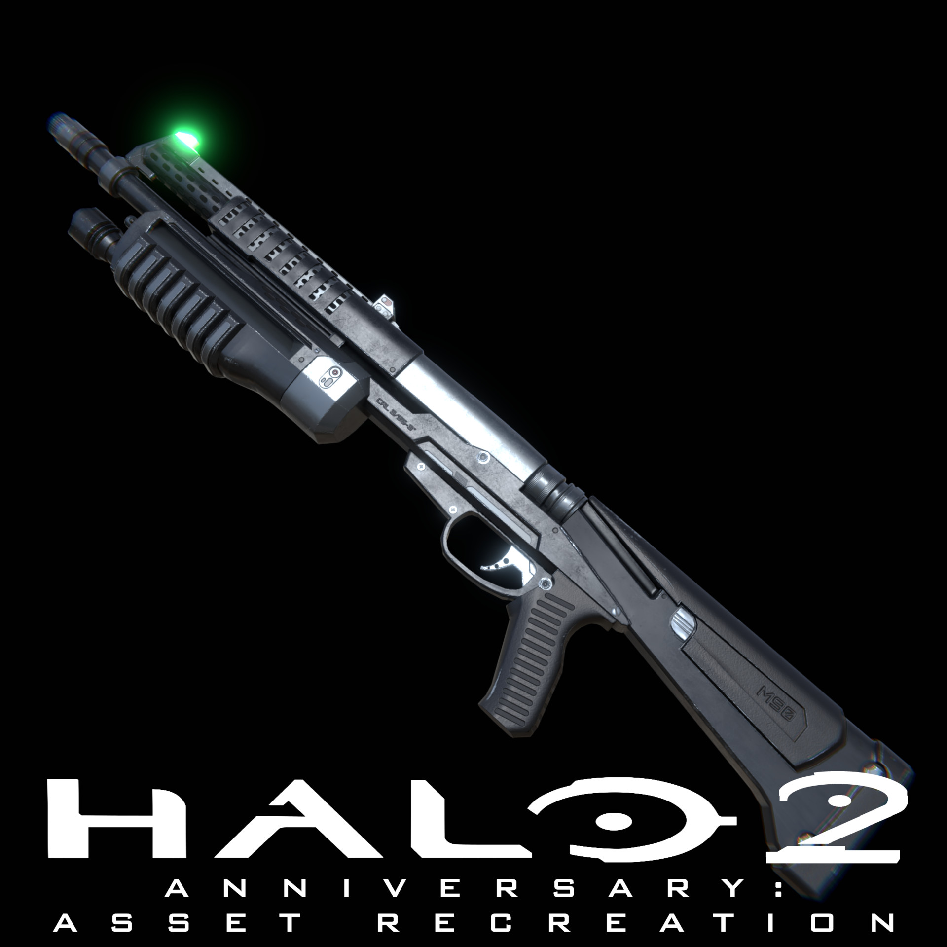 ArtStation - Halo 2 Anniversary Shotgun