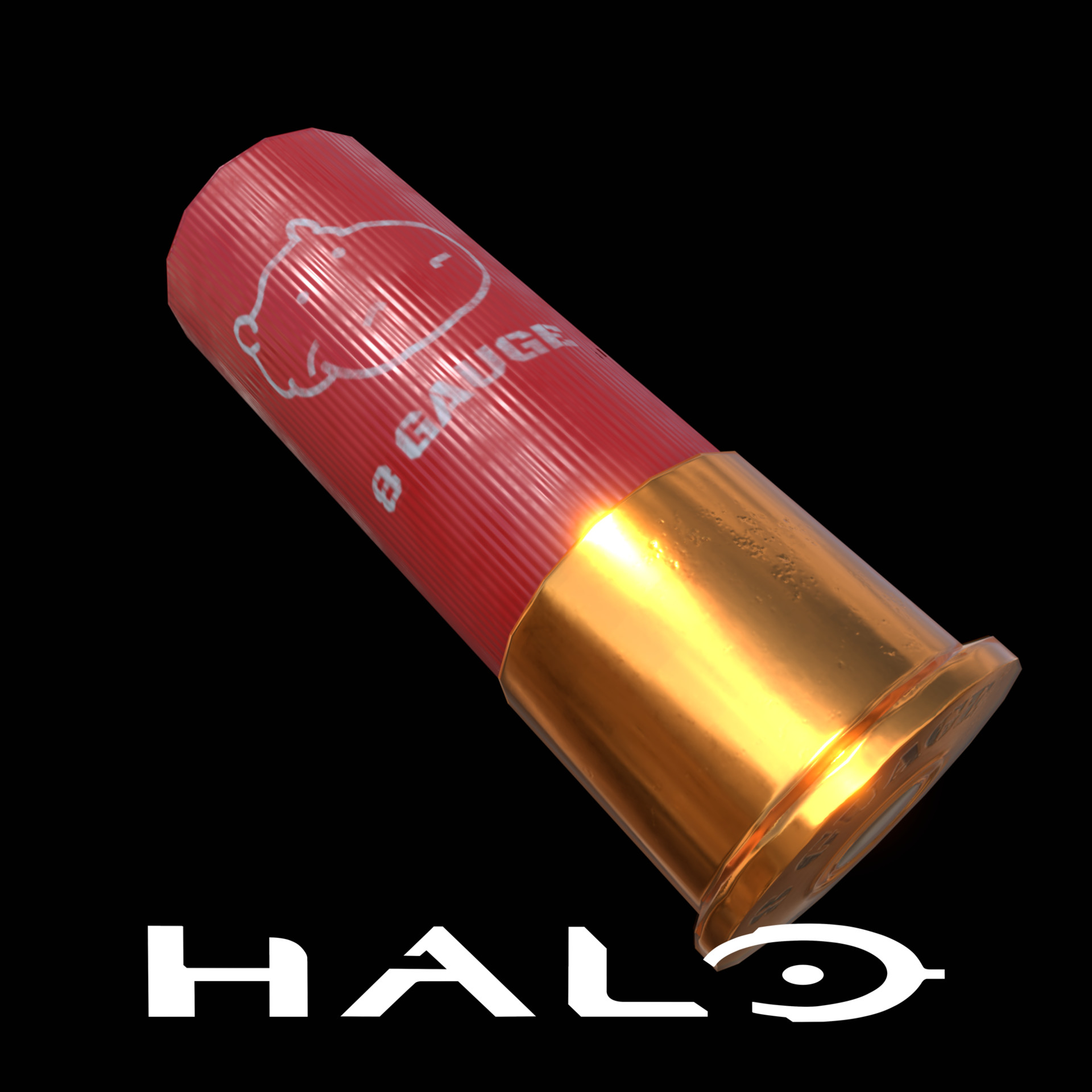 ArtStation - Halo Shotgun Shell