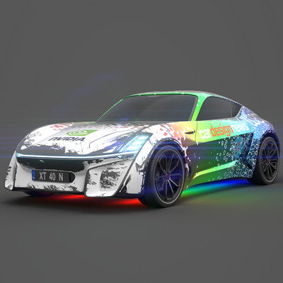 Kay vriend rgb procedural car front3q