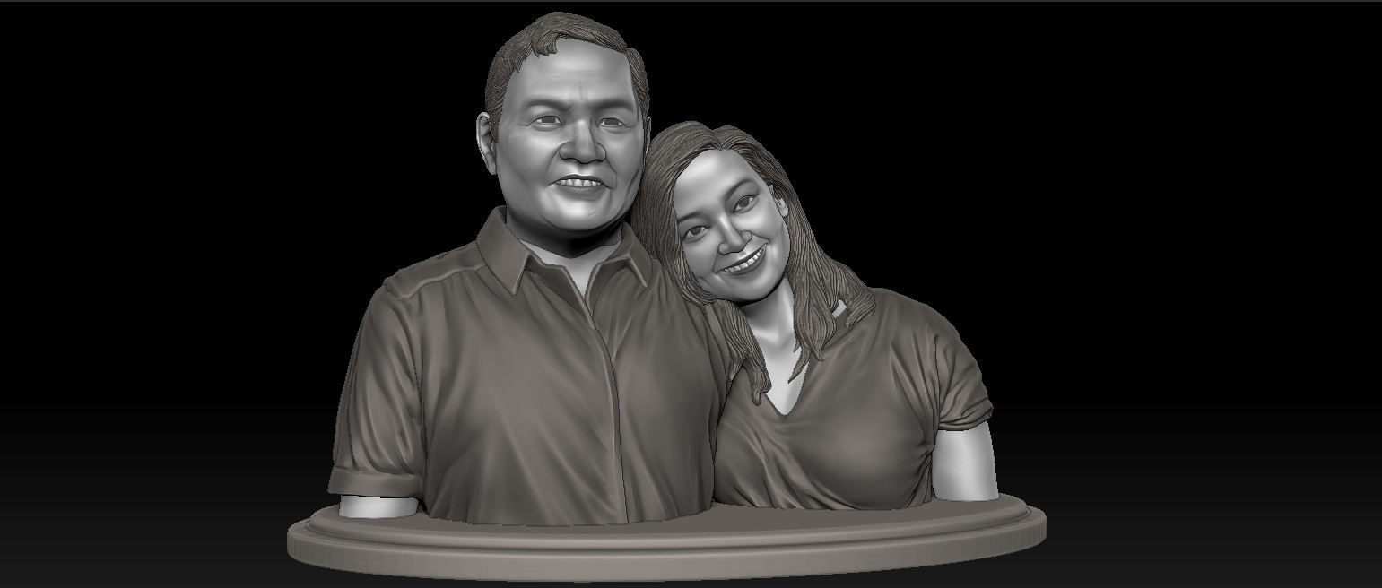 ArtStation Couple Bust