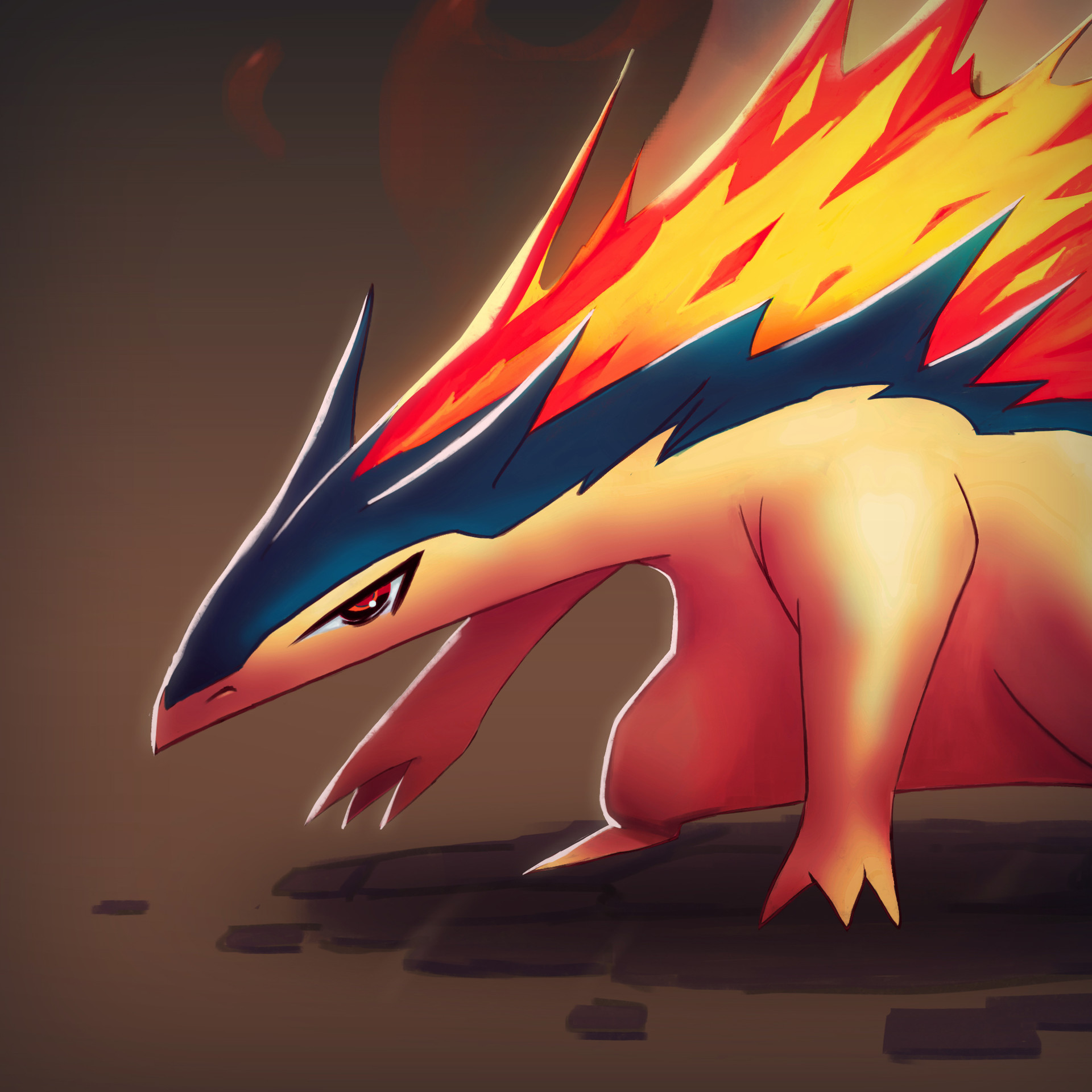 Typhlosion, Camille Blum.