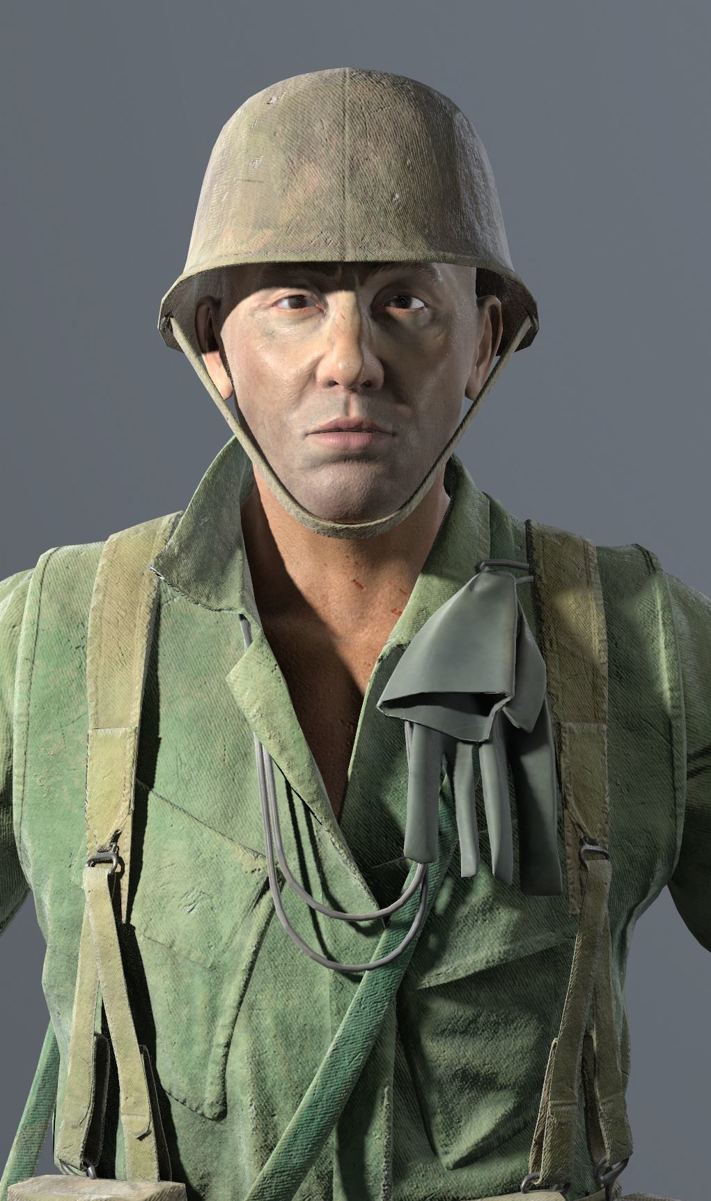 ArtStation - US soldier VietNam War Realtime Character