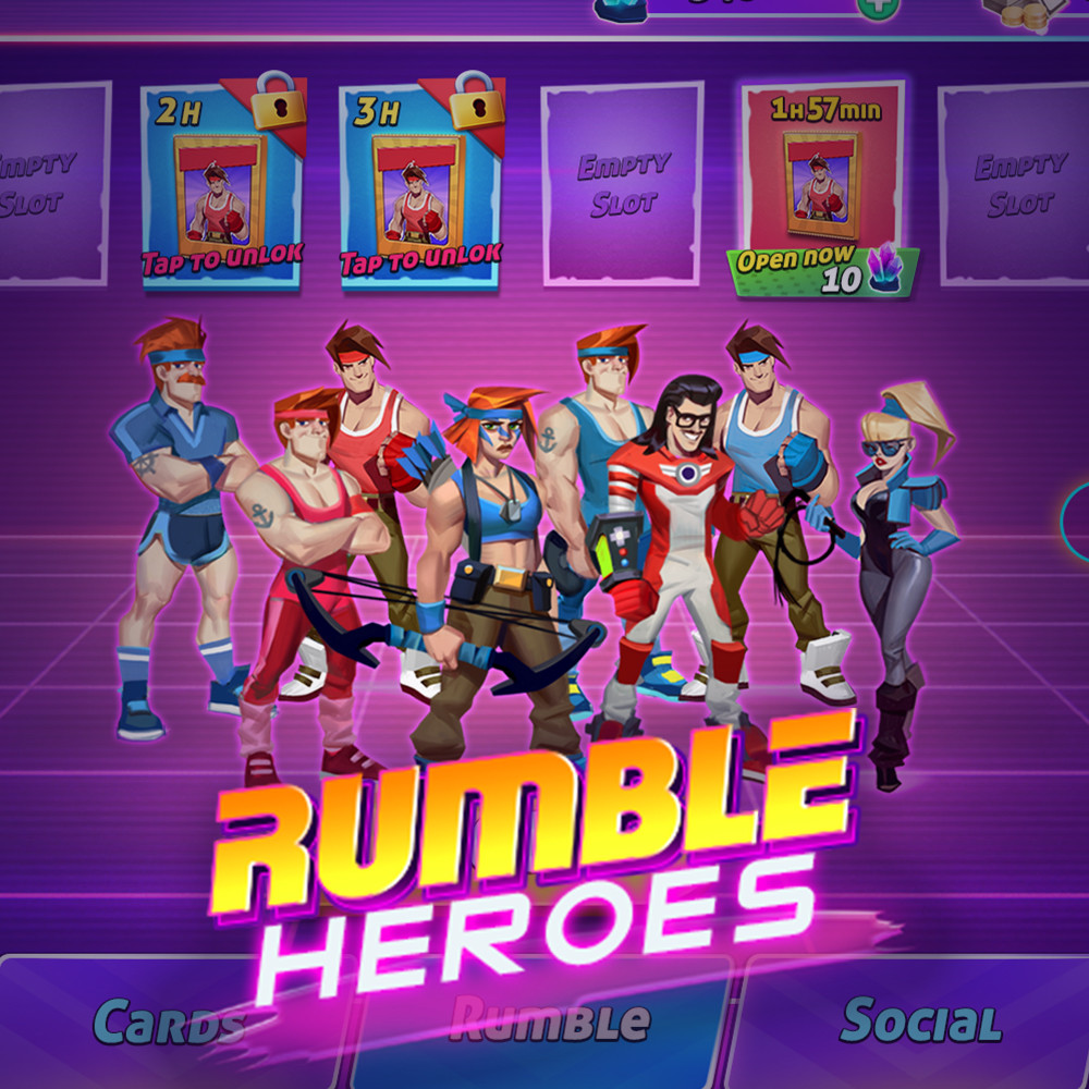 ArtStation - Rumble Heroes: UI