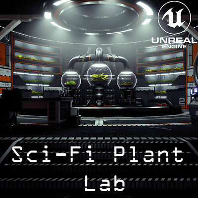 SciFi Plant Lab in UE4