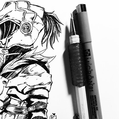 Inktober day 3 - Goblin Slayer's Face! by mangaka350 on Newgrounds