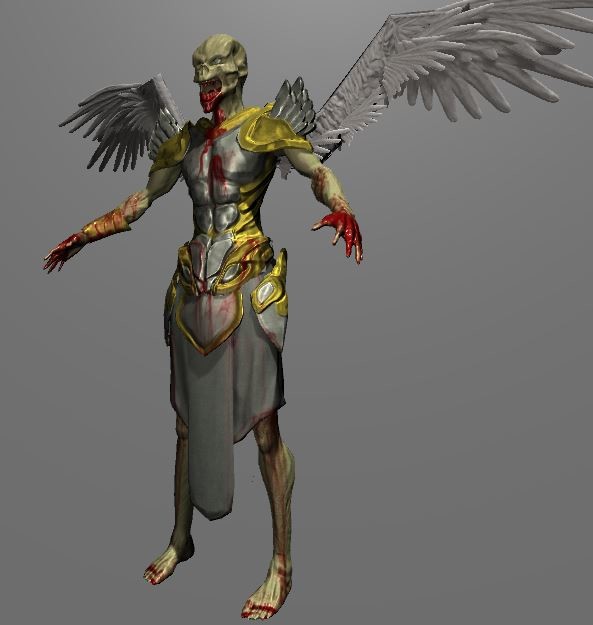 ArtStation - Gray Walkers - Zombie Angel