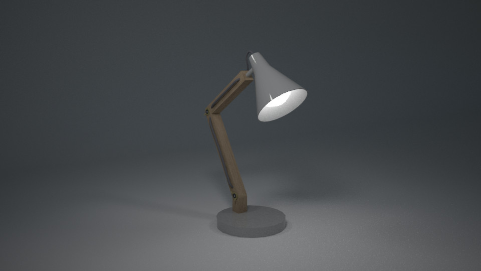 ArtStation - desk lamp