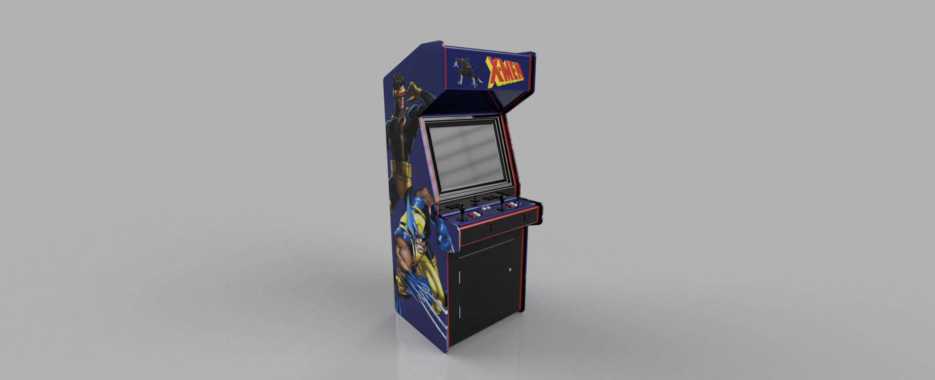 ArtStation - X-Men Arcade Machine