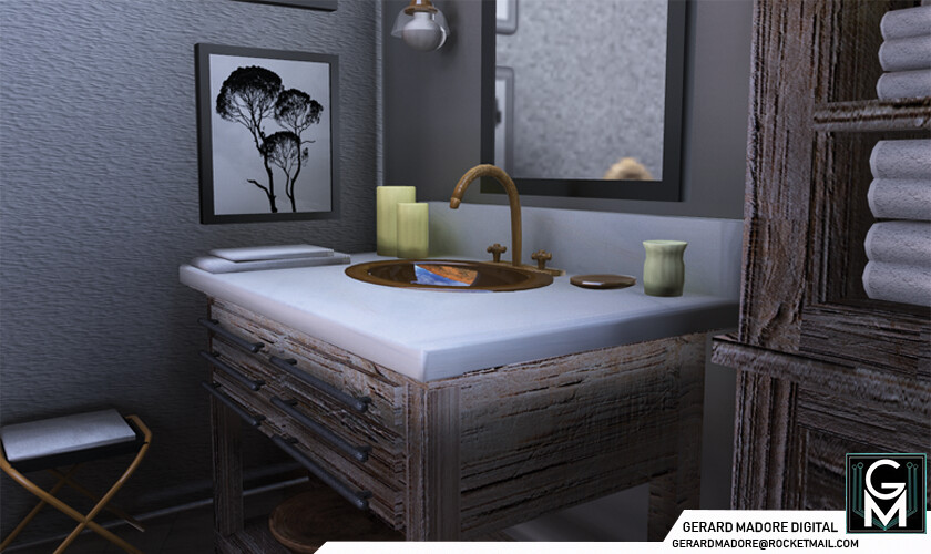 Rustic Bathroom Concept