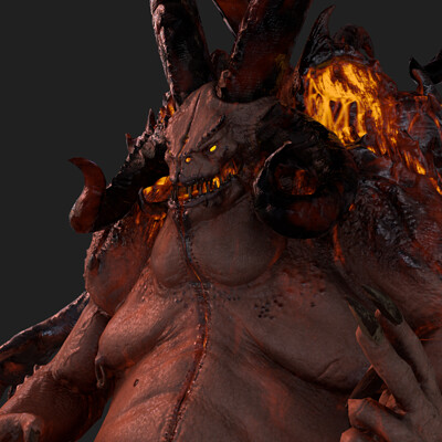 Abyss Demon Character Texture Work