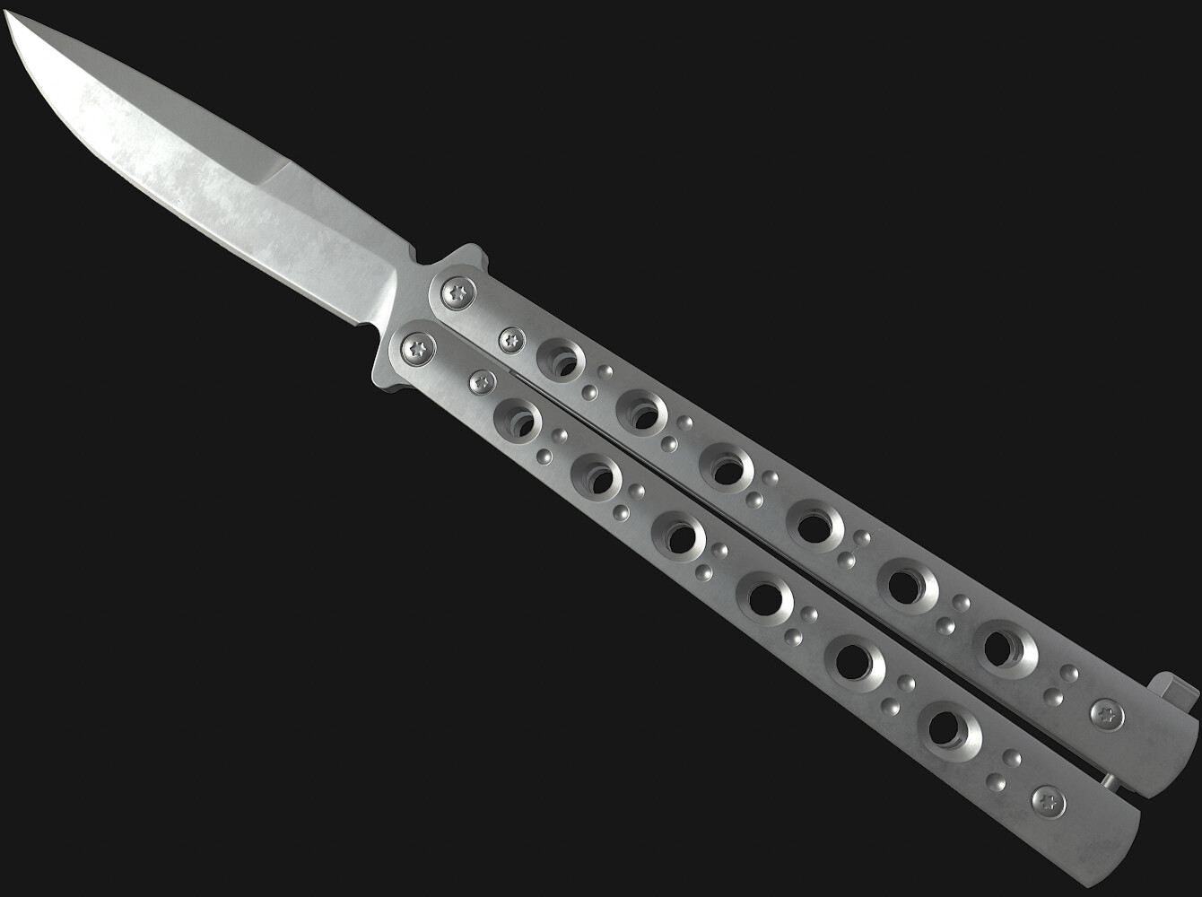 Artstation Butterfly Knife Andriy Luchka