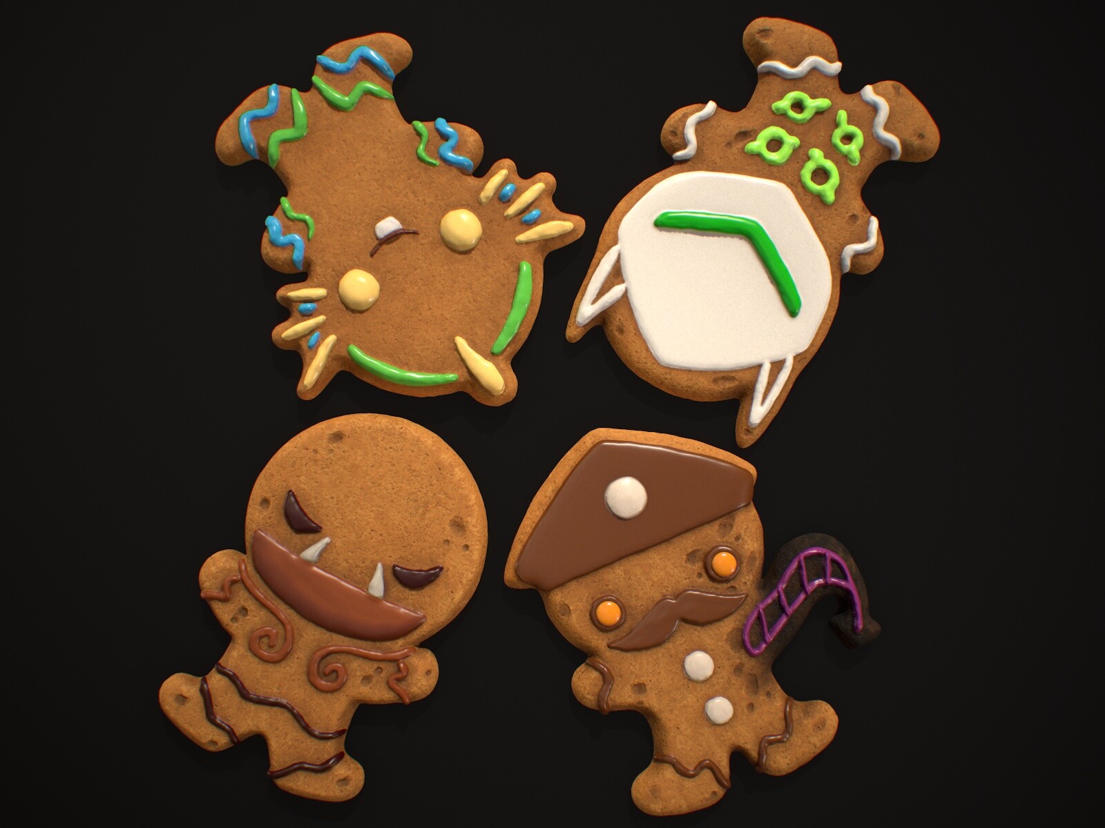 ArtStation - Gingerbread of the Storm