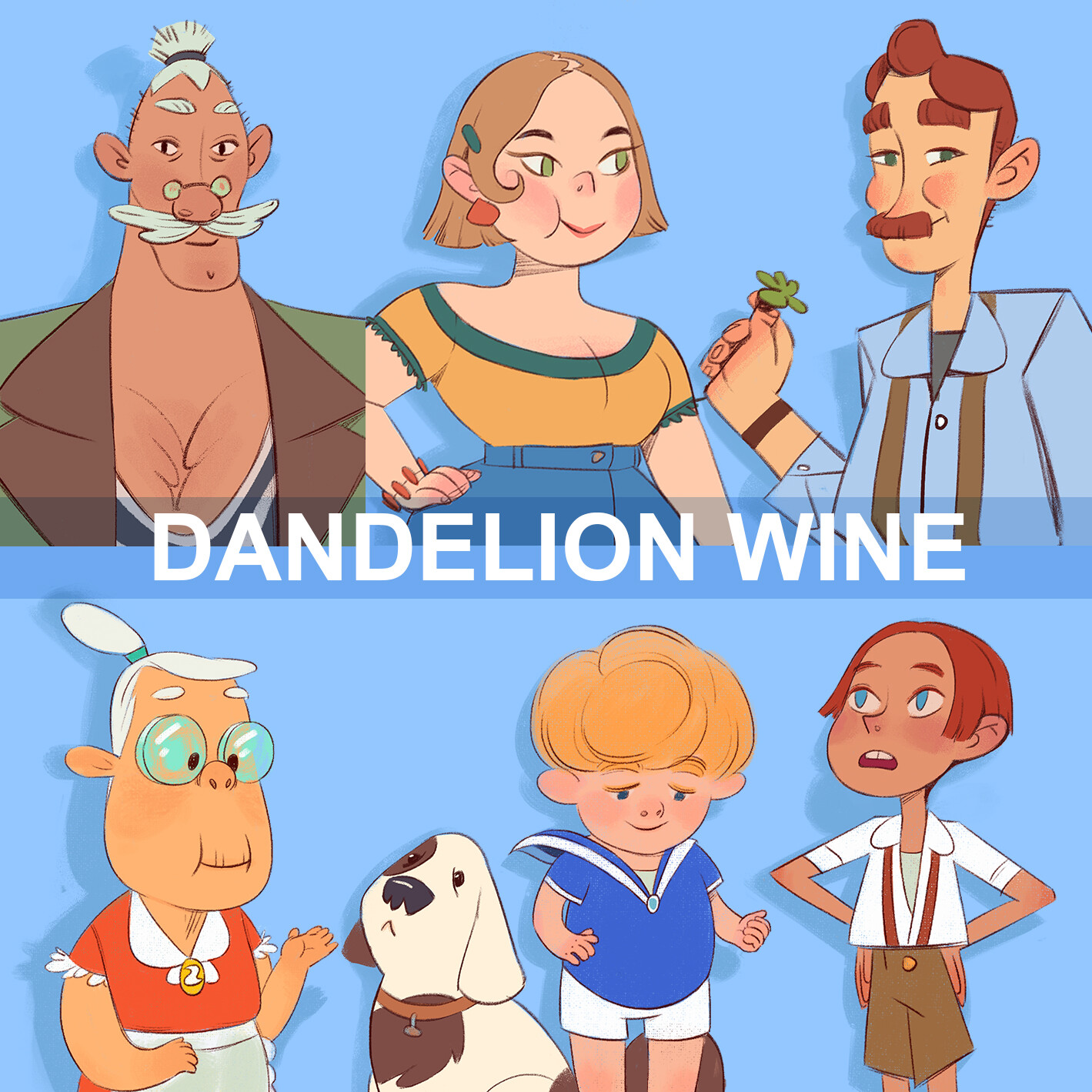 Artstation Dandelion Wine Characters Sonya Kuznetsova