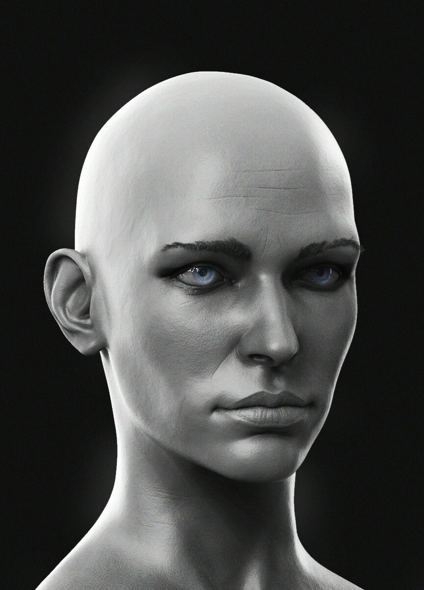 ArtStation - Female Head - Speed Sculpt