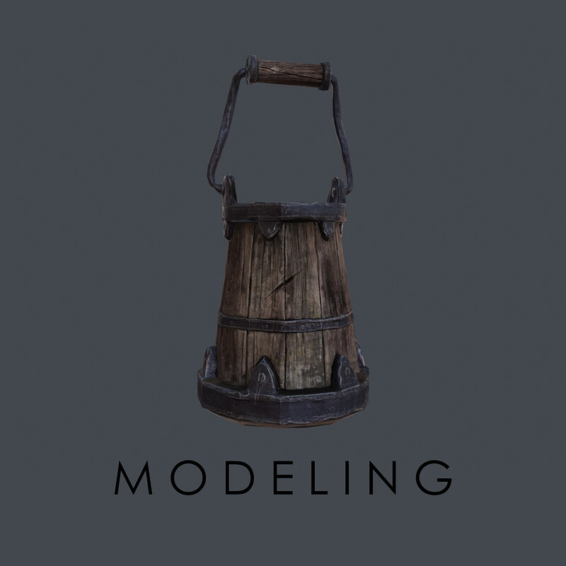 Bucket. 3D model