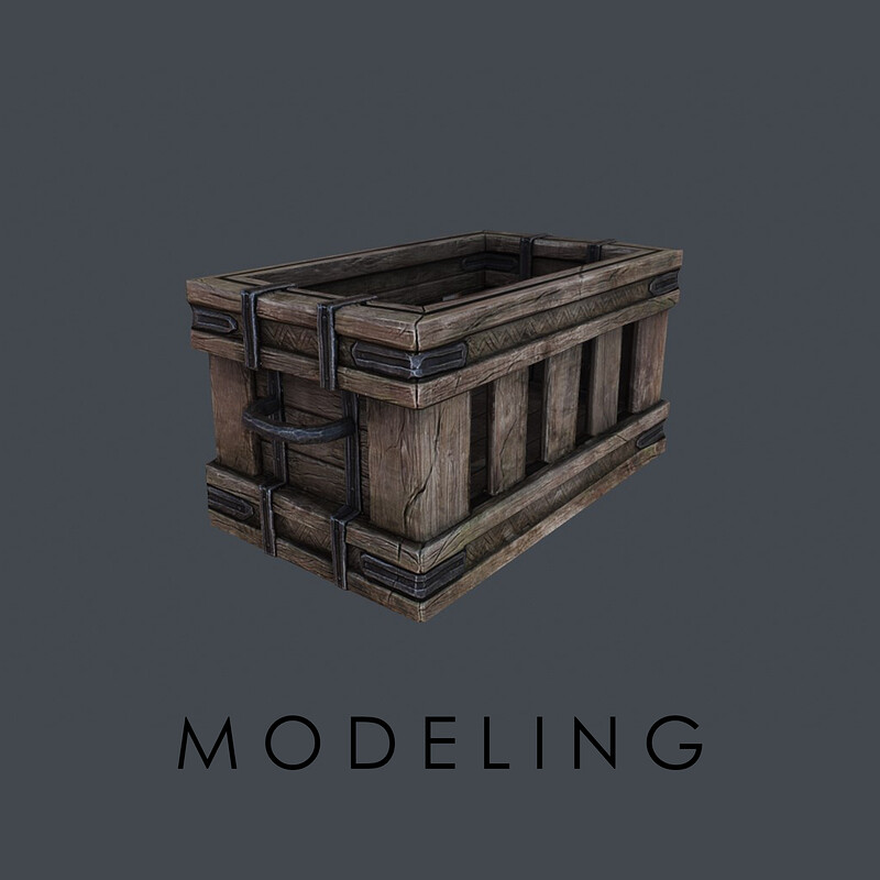 Box. 3D model