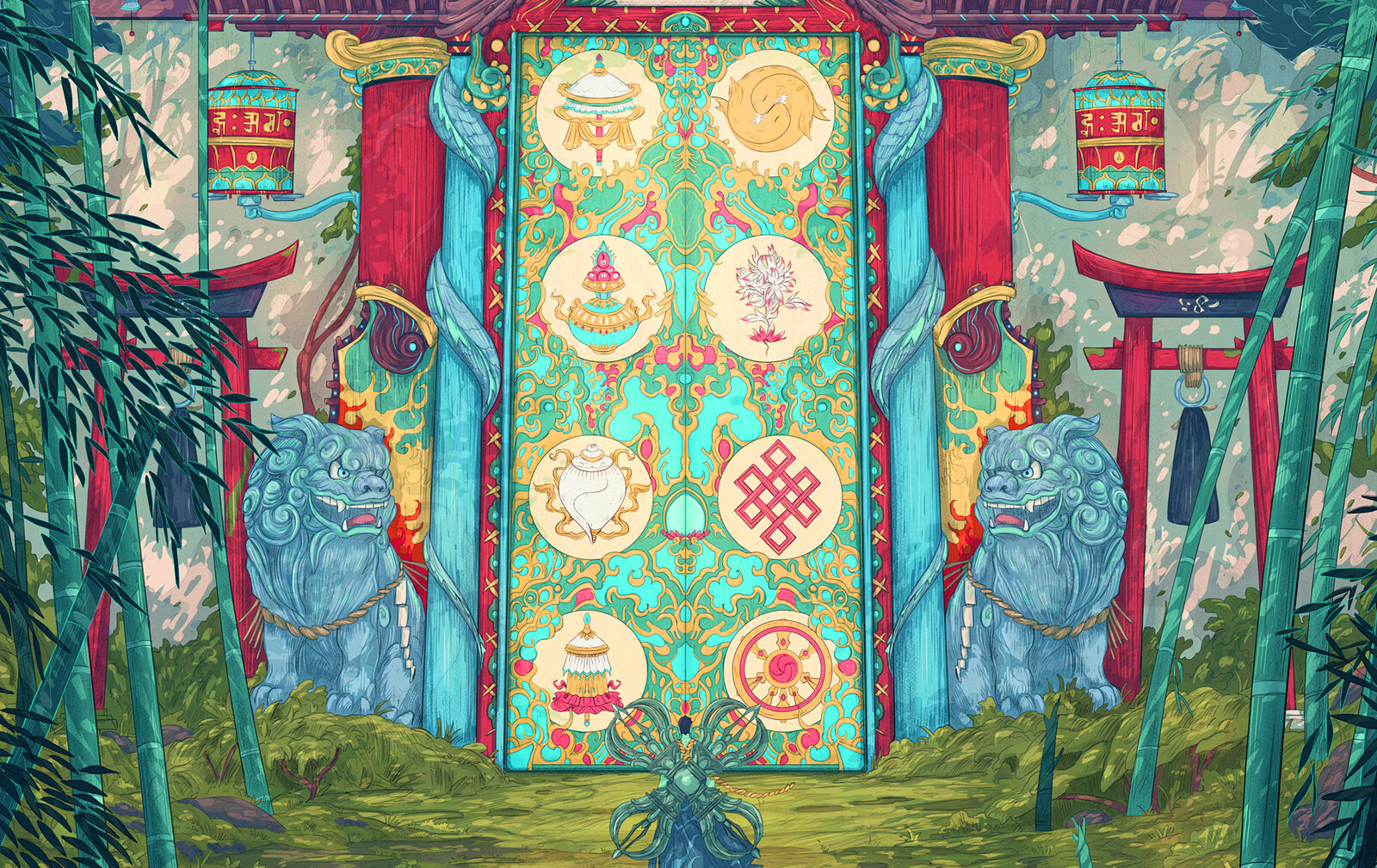 The Eight Jewels Gate 