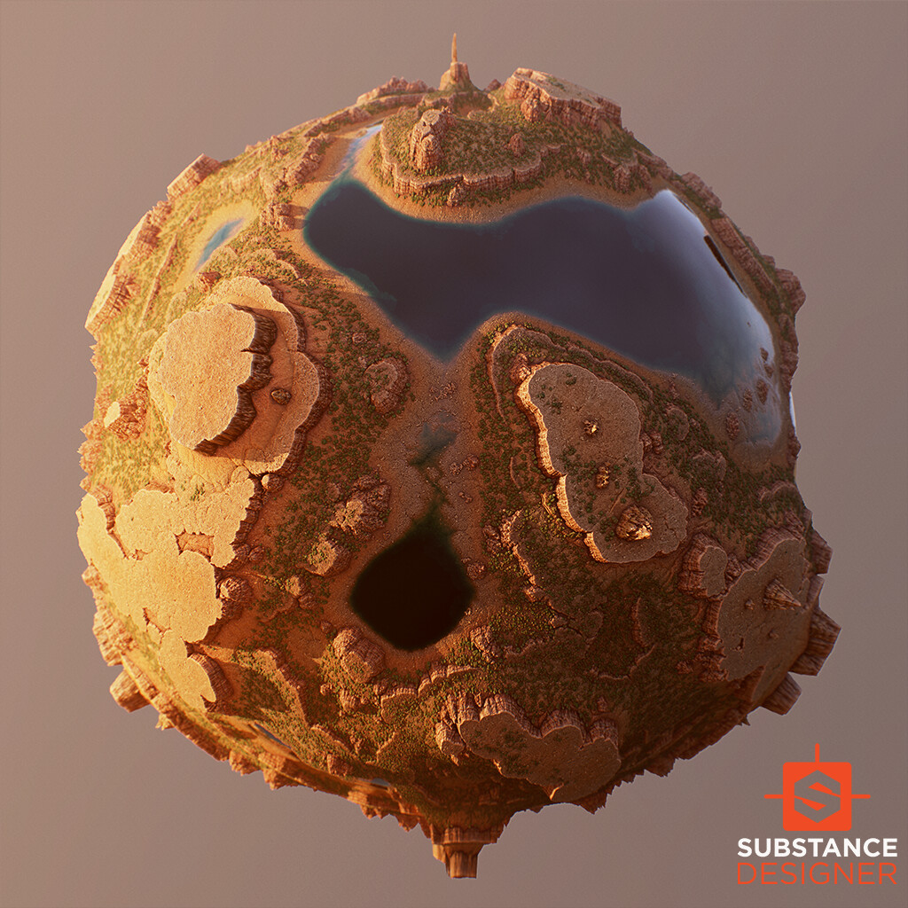Plateaus - 100% Substance Designer