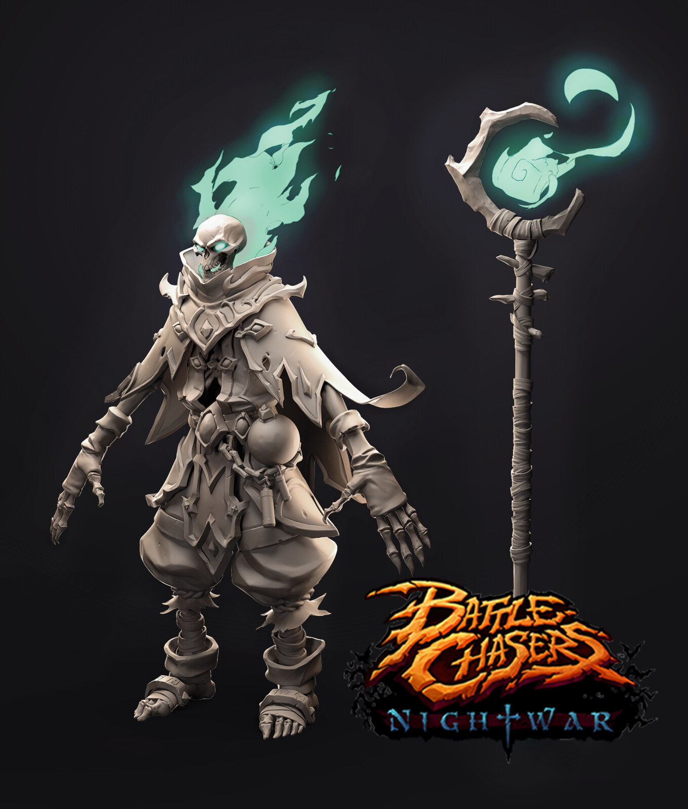 Artstation Battlechasers Skeleton Fan Art Dmytro Matt Yakovliv