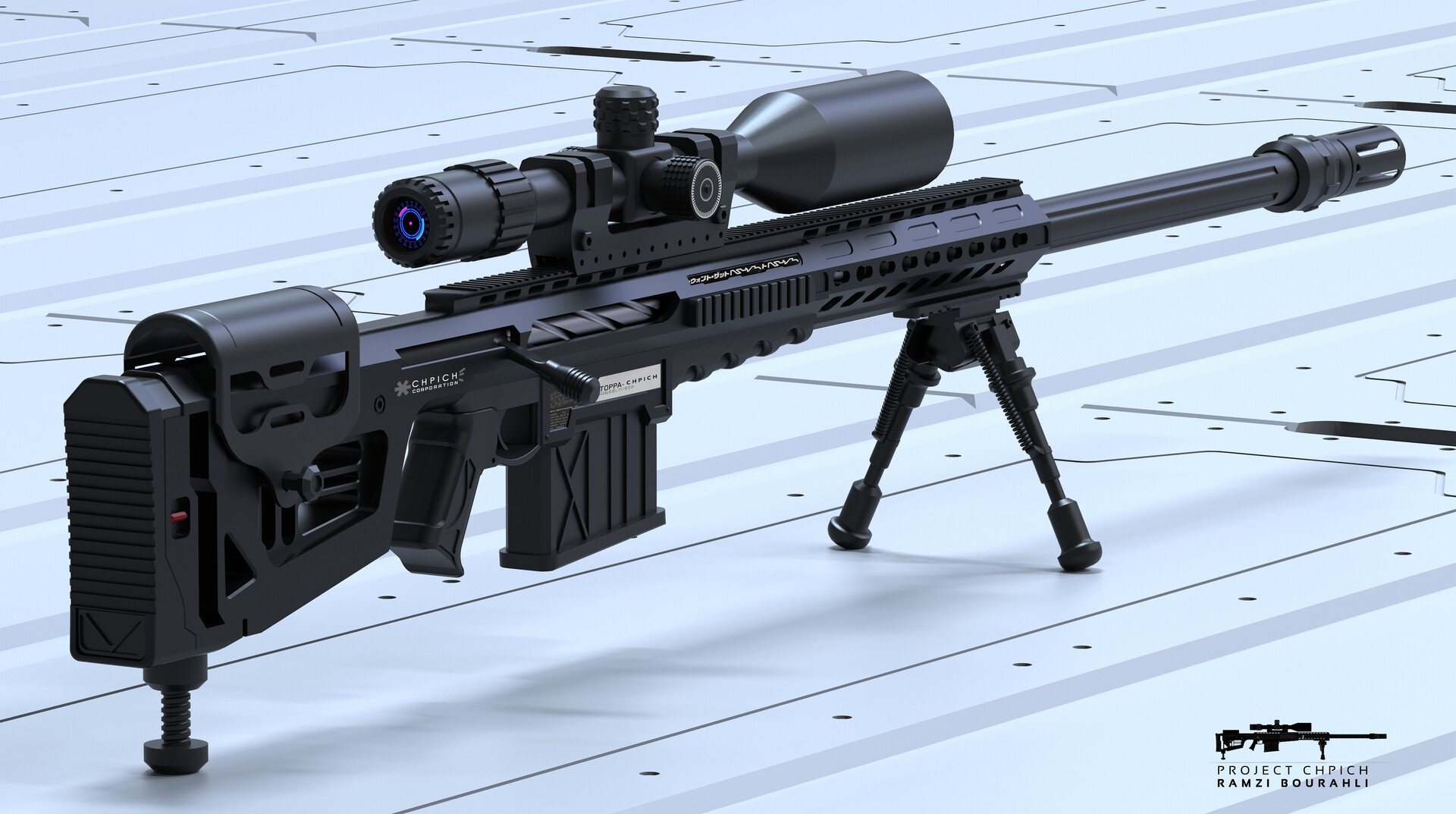 ArtStation - RB6-Sniper Rifle.