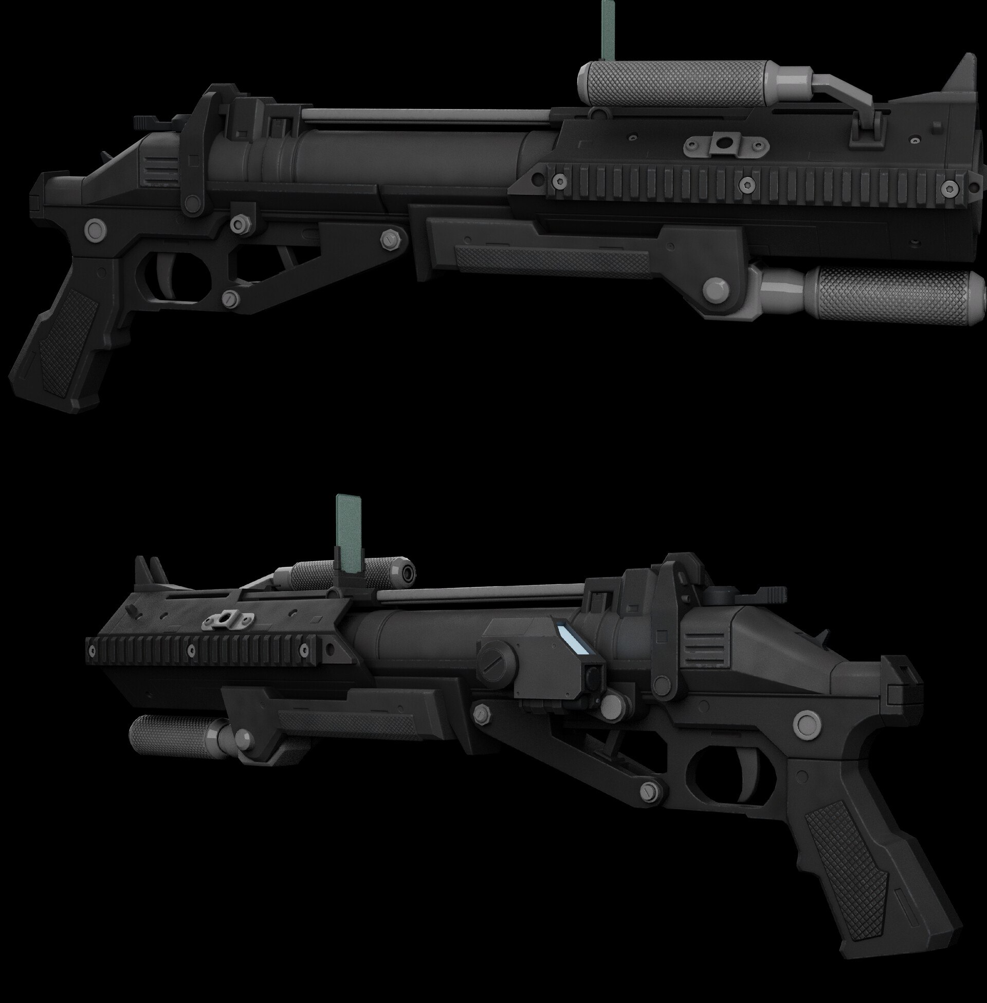 ArtStation - M319 Individual Grenade Launcher