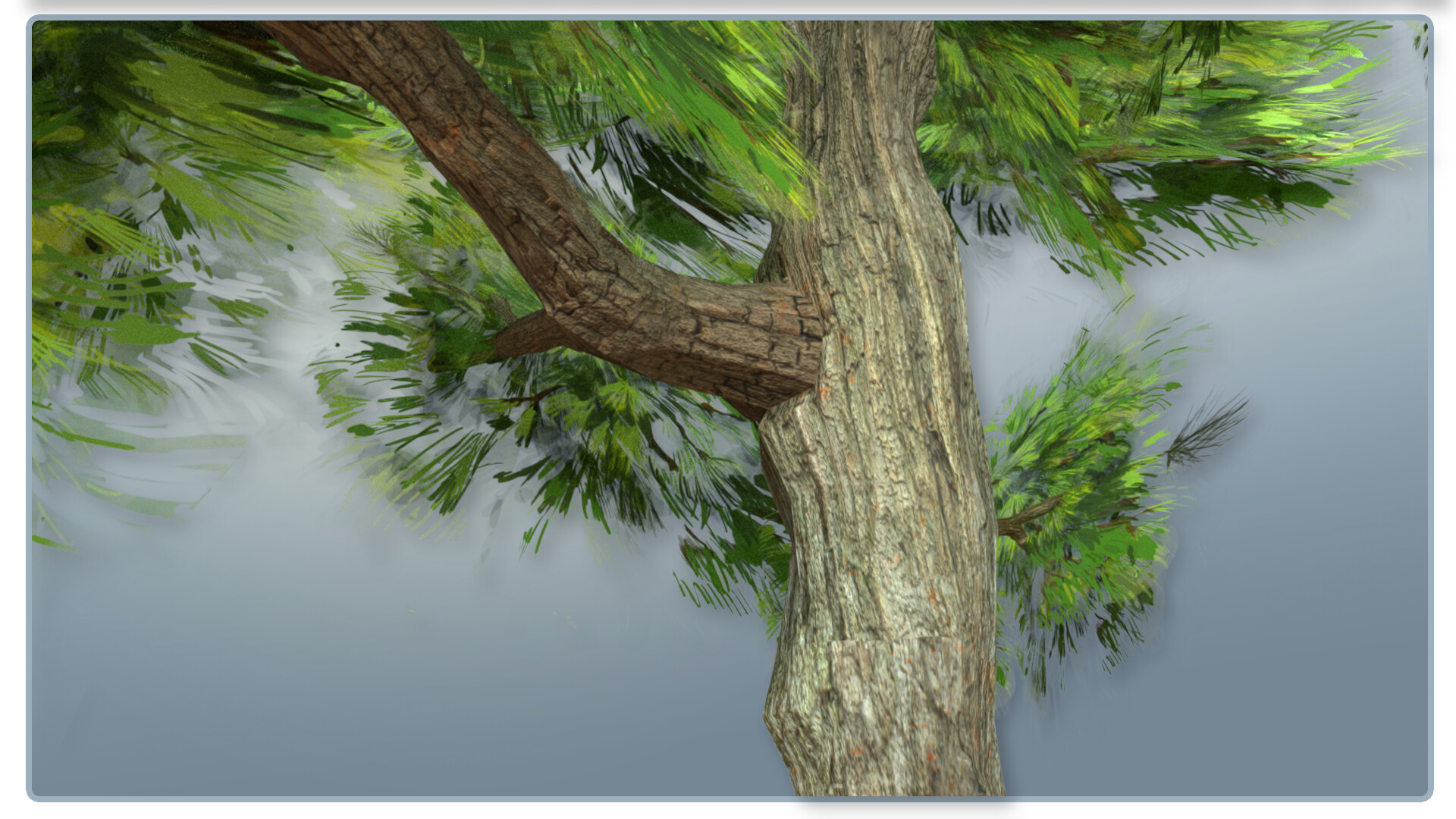 ArtStation - 3D Game Asset - Modular Tree