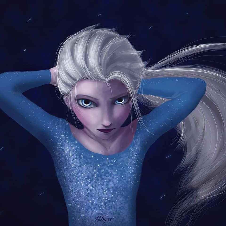 Elsa Frozen 2 Fanart, Marouso Kalaitzoglou (Abyss Arts & Crafts) .