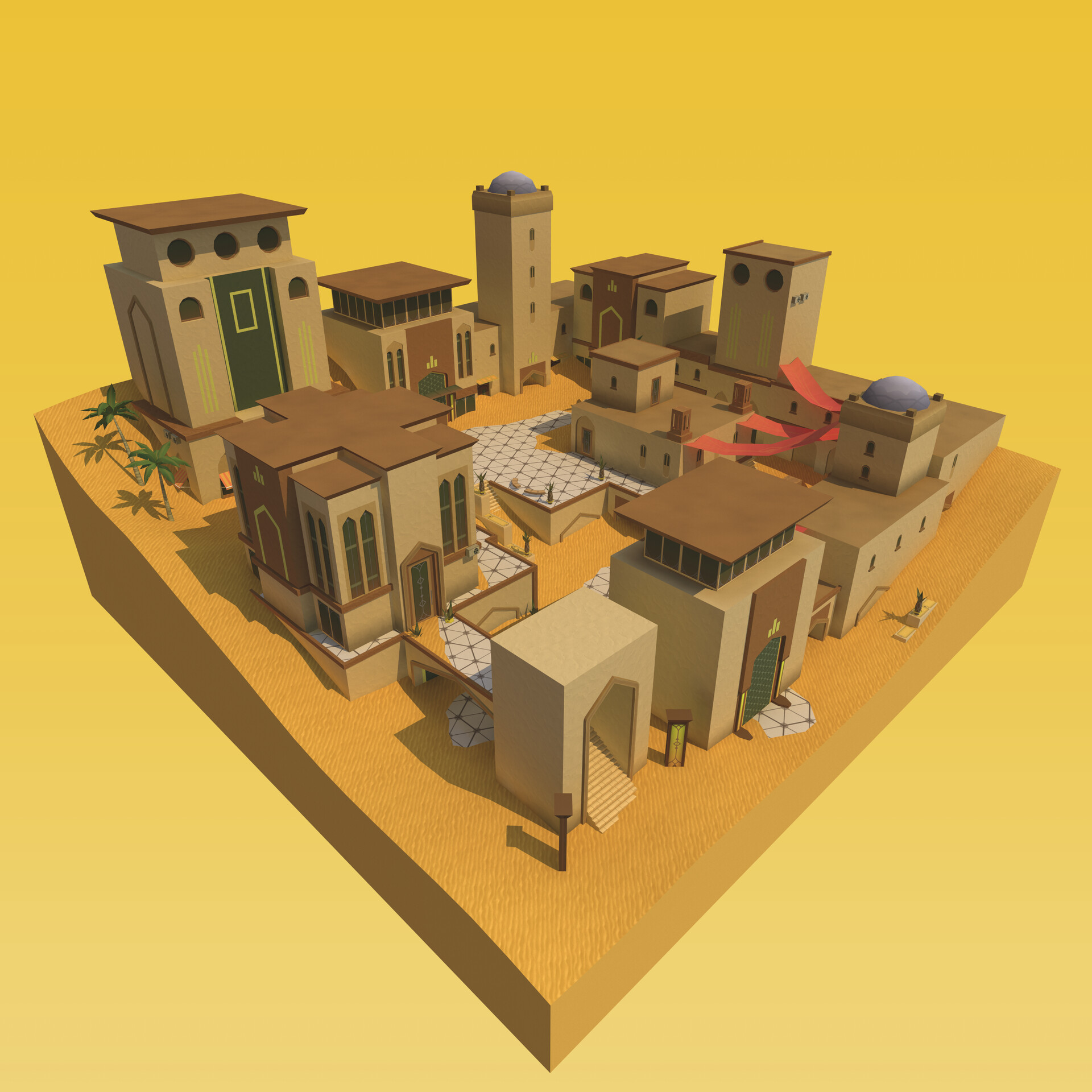 ArtStation Modular diorama