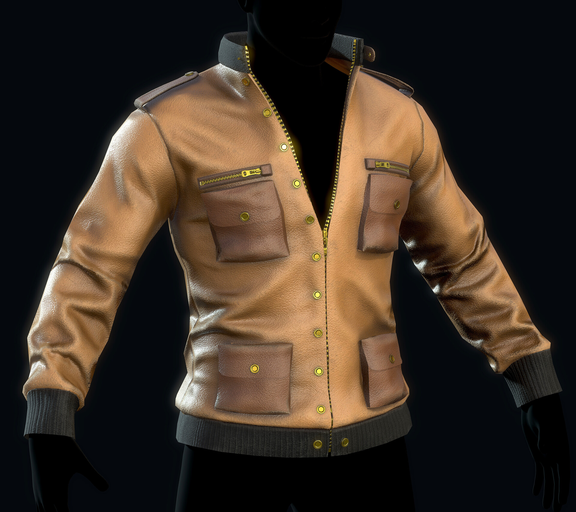 ArtStation Leather Hawk Jacket