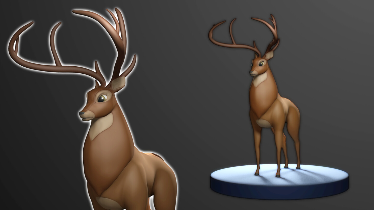 ArtStation - 3D bambi