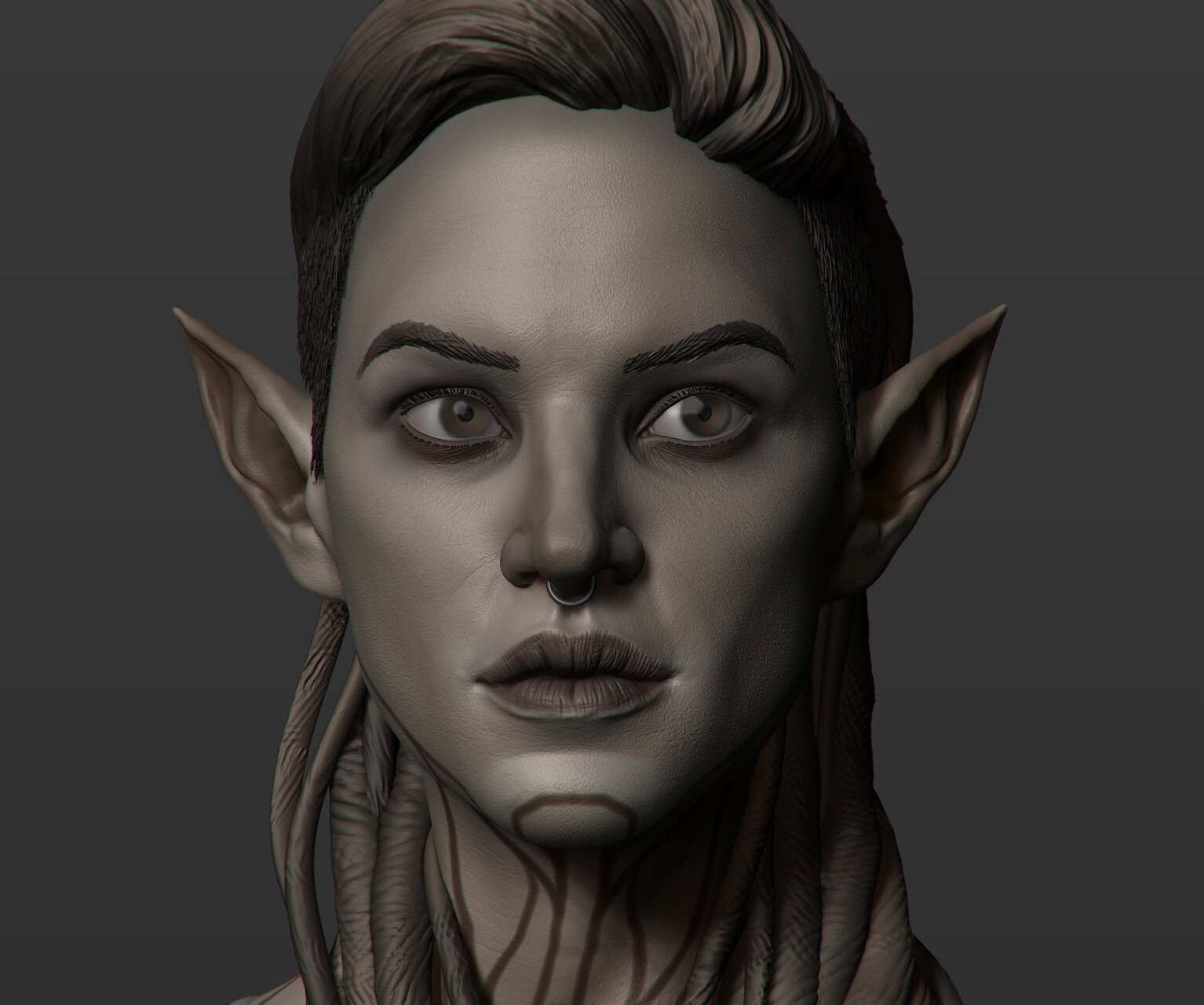 ArtStation - Elven girl.