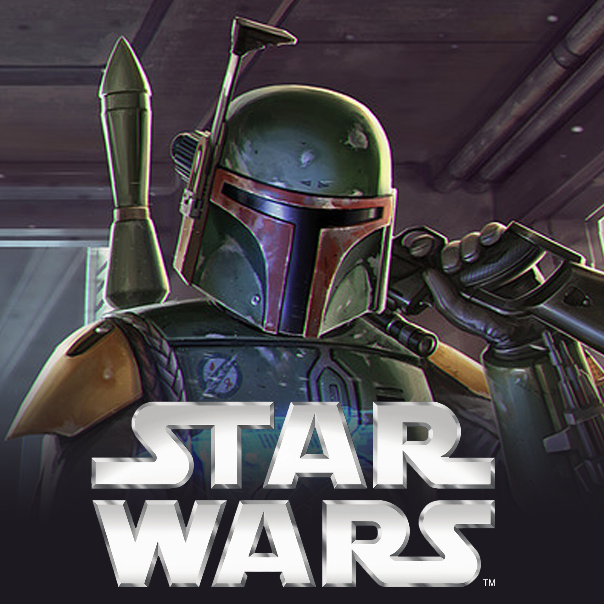 Art of Matt Zeilinger - Star Wars LCG - Boba Fett