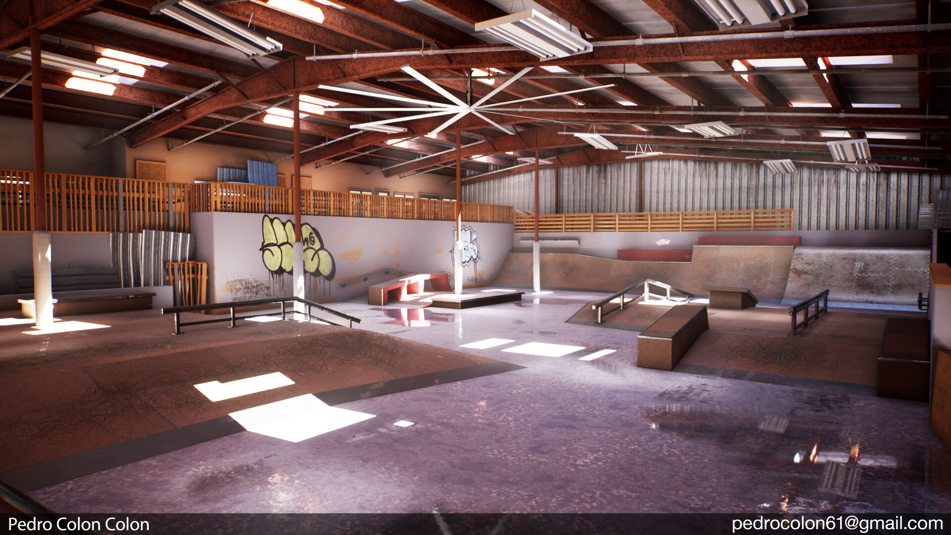 ArtStation - Indoor Skatepark