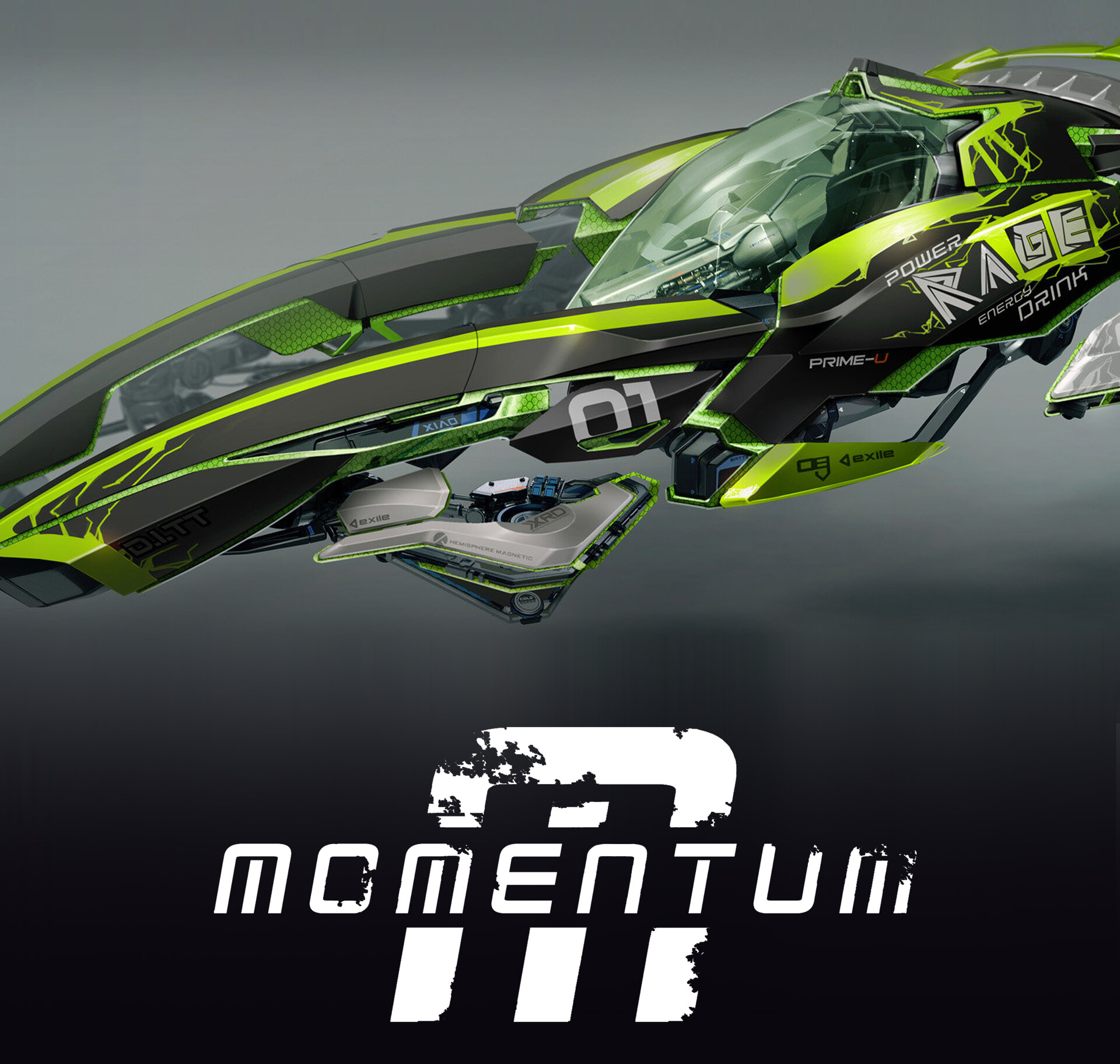 ArtStation - MOMENTUM POWER RAGE SHELL